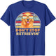 Don't Stop Retrieving Shirt. Retro Golden Retriever T-Shirt - T-Shirt | Royal