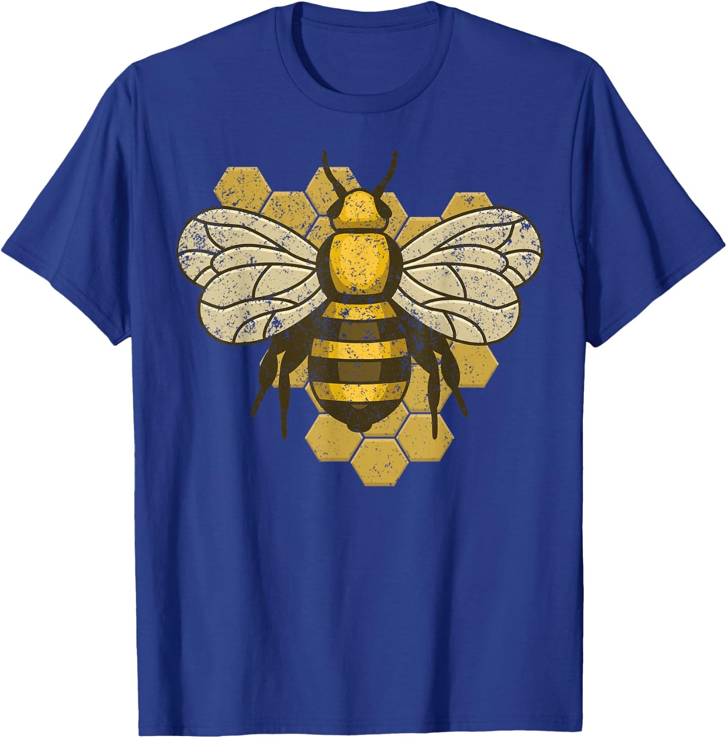 Retro Beekeeper Beekeeping Bumblebee Vintage Save The Bees T-Shirt - T-Shirt | Royal