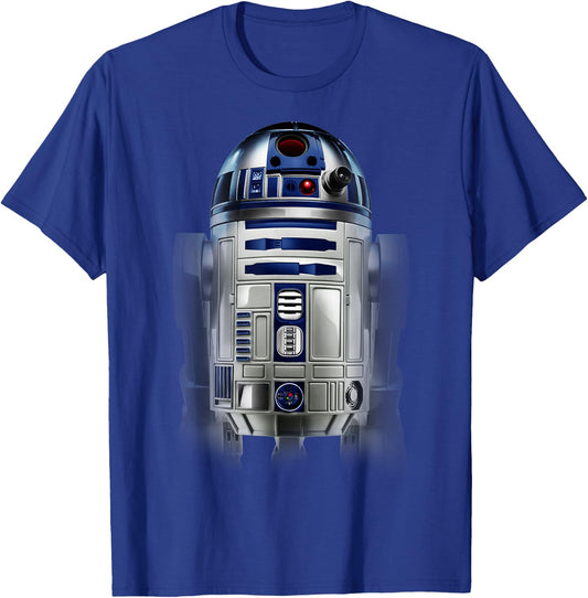 Star Wars R2-D2 Hi-Res Photo Pose Graphic T-Shirt - T-Shirt | Royal