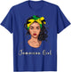 Jamaican Girl Flag Souvenirs Products Jamaica T-Shirt - T-Shirt | Royal