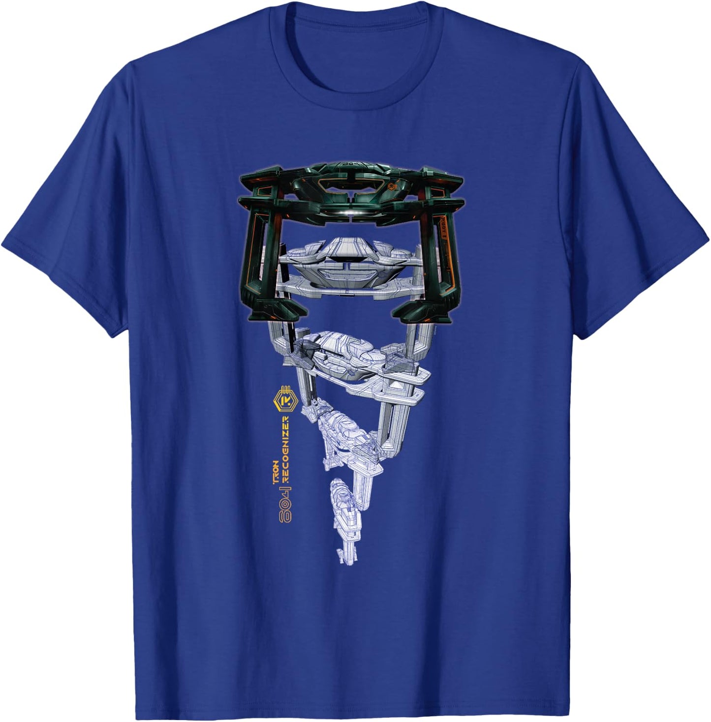 Disney TRON: Legacy Recognizer Wireframe Evolution T-Shirt - T-Shirt | Royal