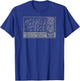 Chin Tiki Cocktail Lounge Vintage Detroit Design T-Shirt - T-Shirt | Royal