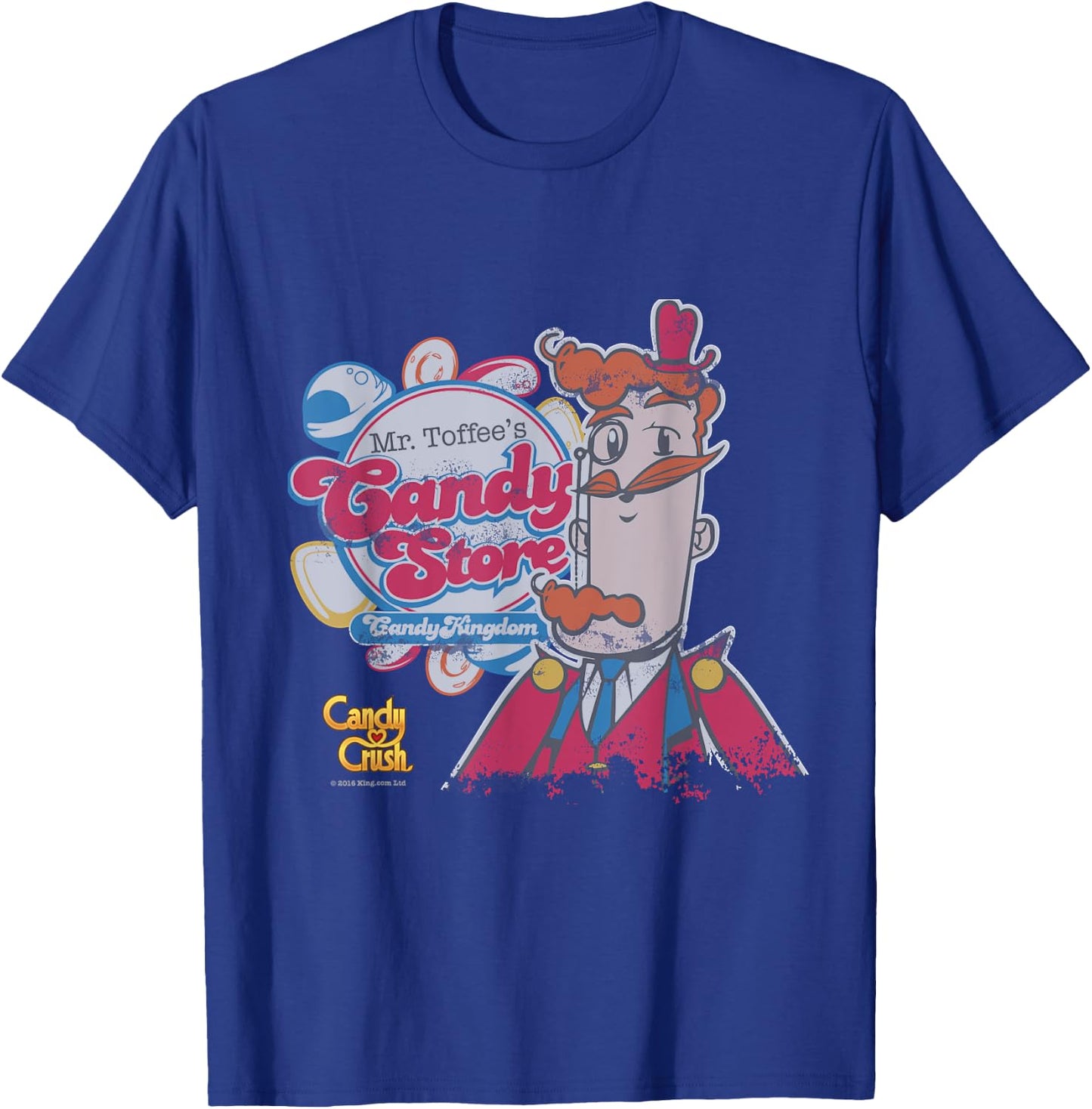 Candy Crush Mr Toffee T-Shirt - T-Shirt | Royal