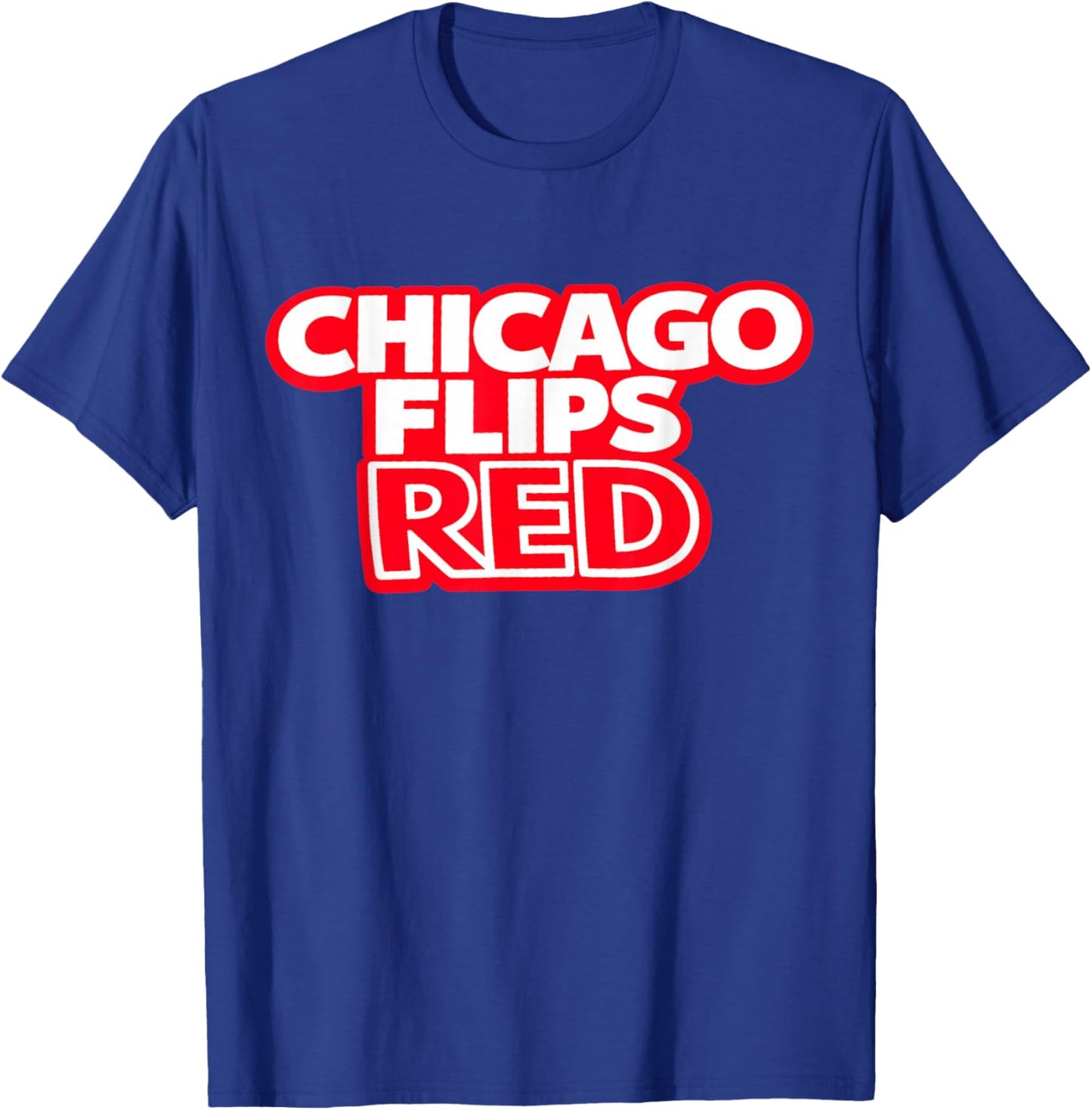 Chicago Flips Red T-Shirt - T-Shirt | Royal