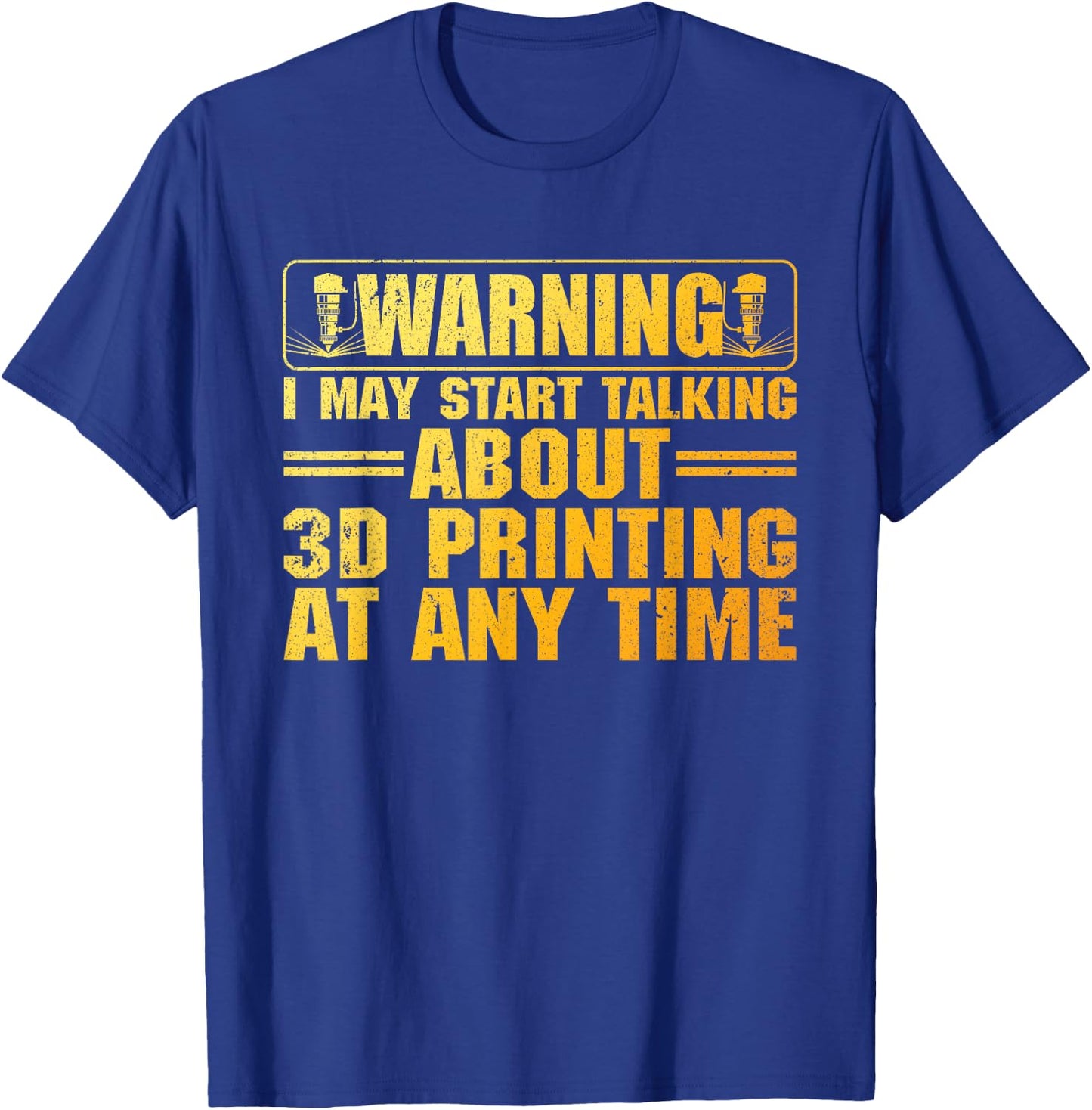 Funny 3D Printer Art Women 3D Printing Worker Lover T-Shirt - T-Shirt | Royal