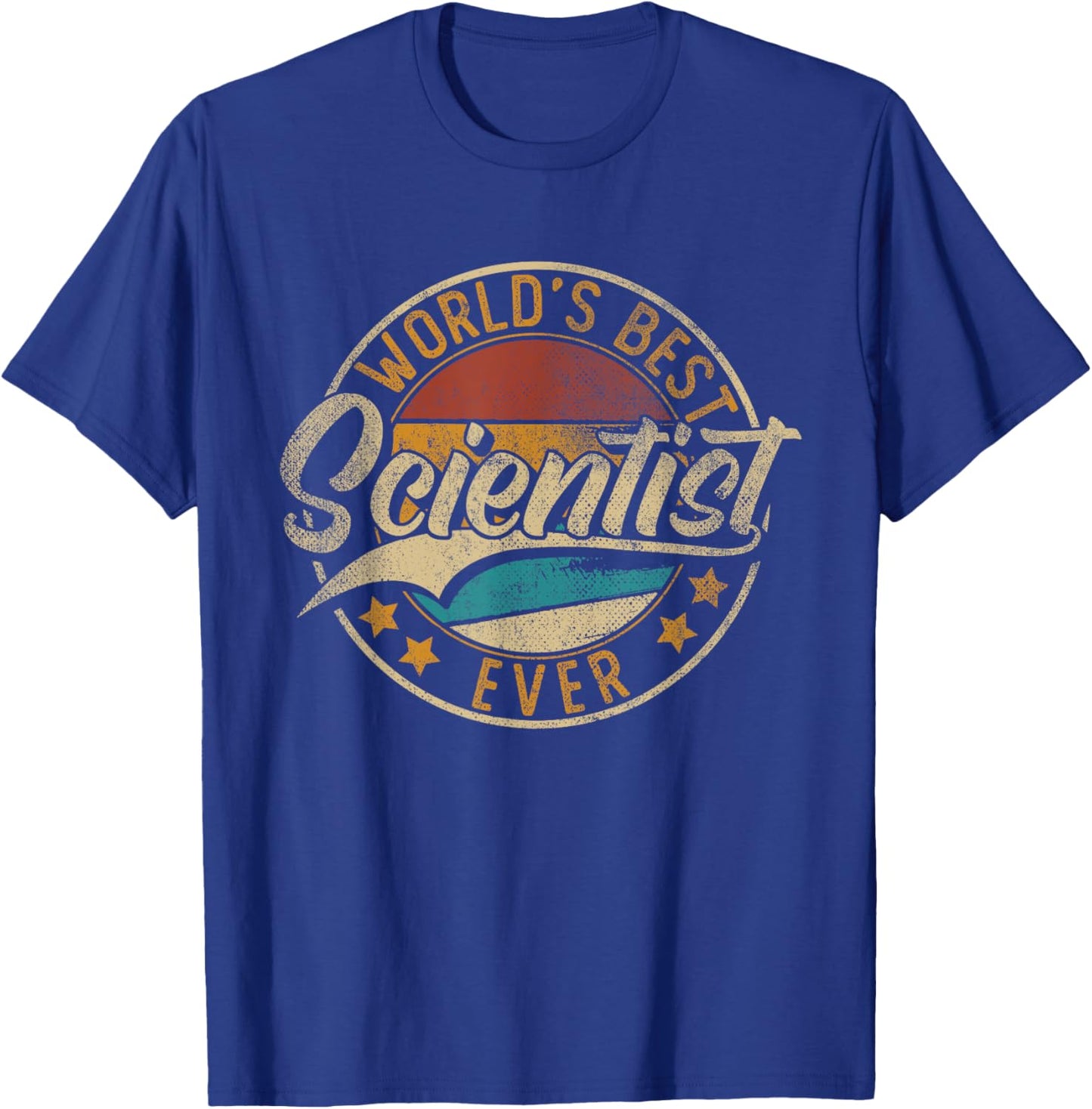 Worlds Best Scientist | Science Teacher T-Shirt - T-Shirt | Royal