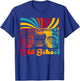 Retro Old School Cool Portable Boombox cassette HipHop Gift T-Shirt - T-Shirt | Royal