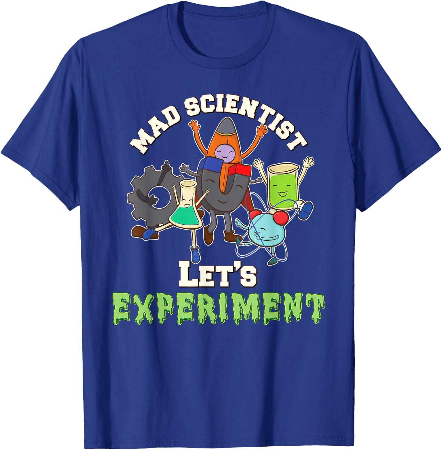 Science Birthday Party - Mad Scientist Shirt T-Shirt - T-Shirt | Royal