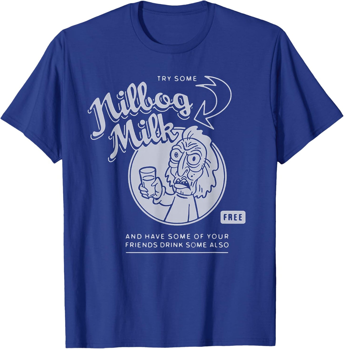 Nilbog Milk - Goblins T-Shirt - T-Shirt | Royal