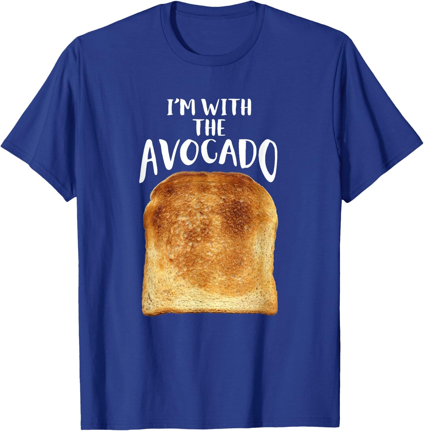 Im With The Avocado Couples Matching Avo Toast Fun Silly T-Shirt - T-Shirt | Royal