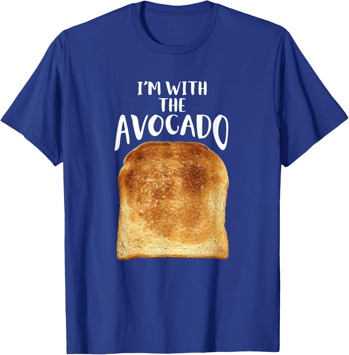 Im With The Avocado Couples Matching Avo Toast Fun Silly T-Shirt - T-Shirt | Royal