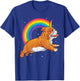 English Bulldog Unicorn T shirt Girls Space Galaxy Rainbow T-Shirt - T-Shirt | Royal