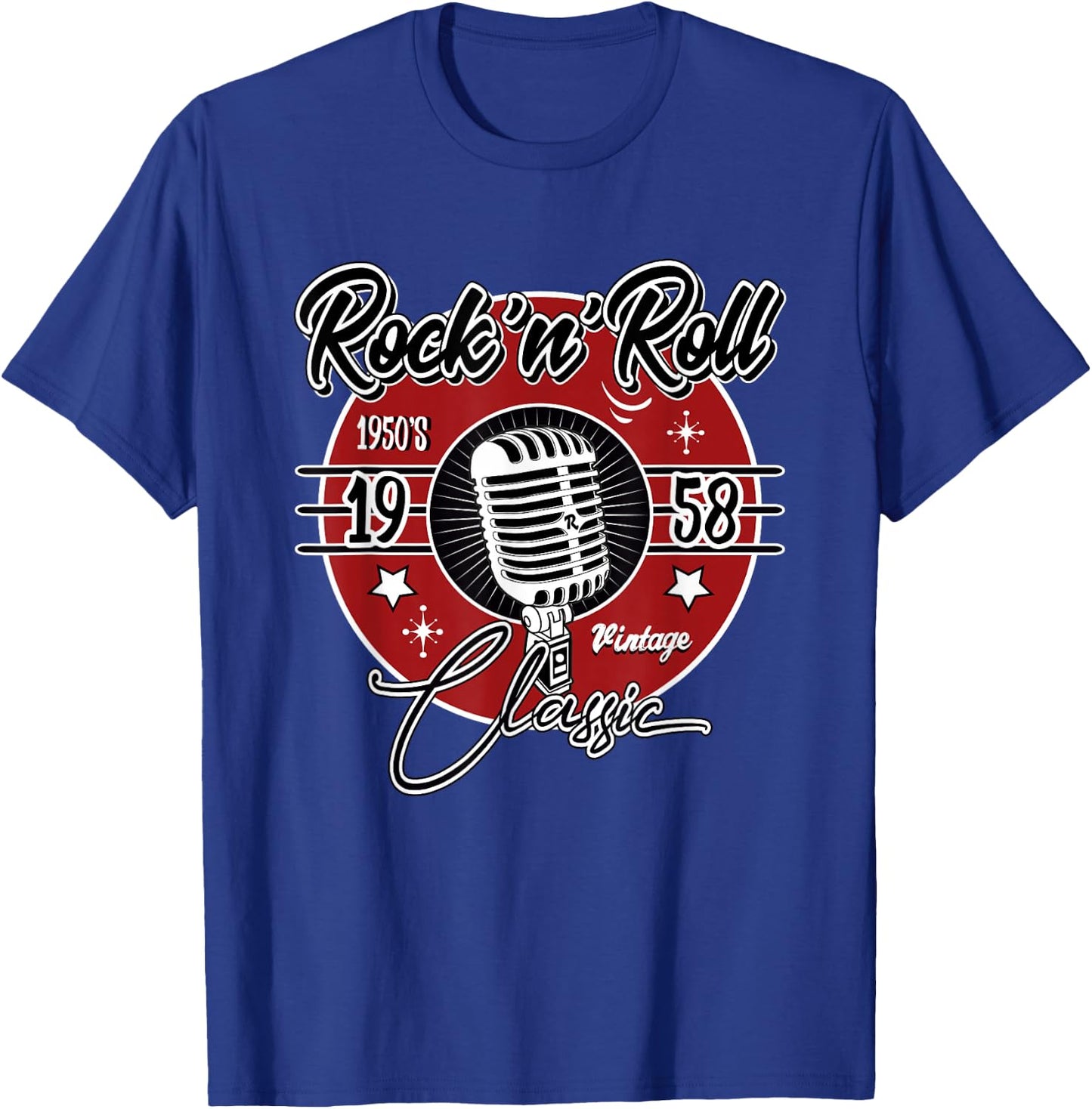 Sock Hop Clothes 50s Greaser Doo Wop Retro Rockabilly 1950s T-Shirt - T-Shirt | Royal