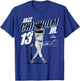License Champs Jazz Chisholm -Adults, -Kids Baseball Fan Blue Small Modern Sports Team Themed Classic Fit Lightweight T-Shirt - T-Shirt | Royal