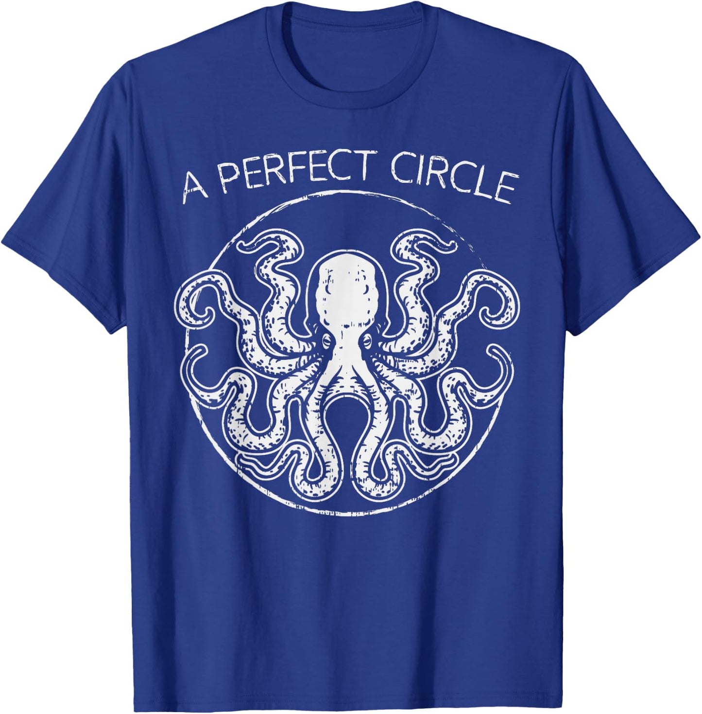 Perfect Circle Shirt Octopi Math Teacher Gift Octopus Pi Day Women Girls Kids T-Shirt - T-Shirt | Royal