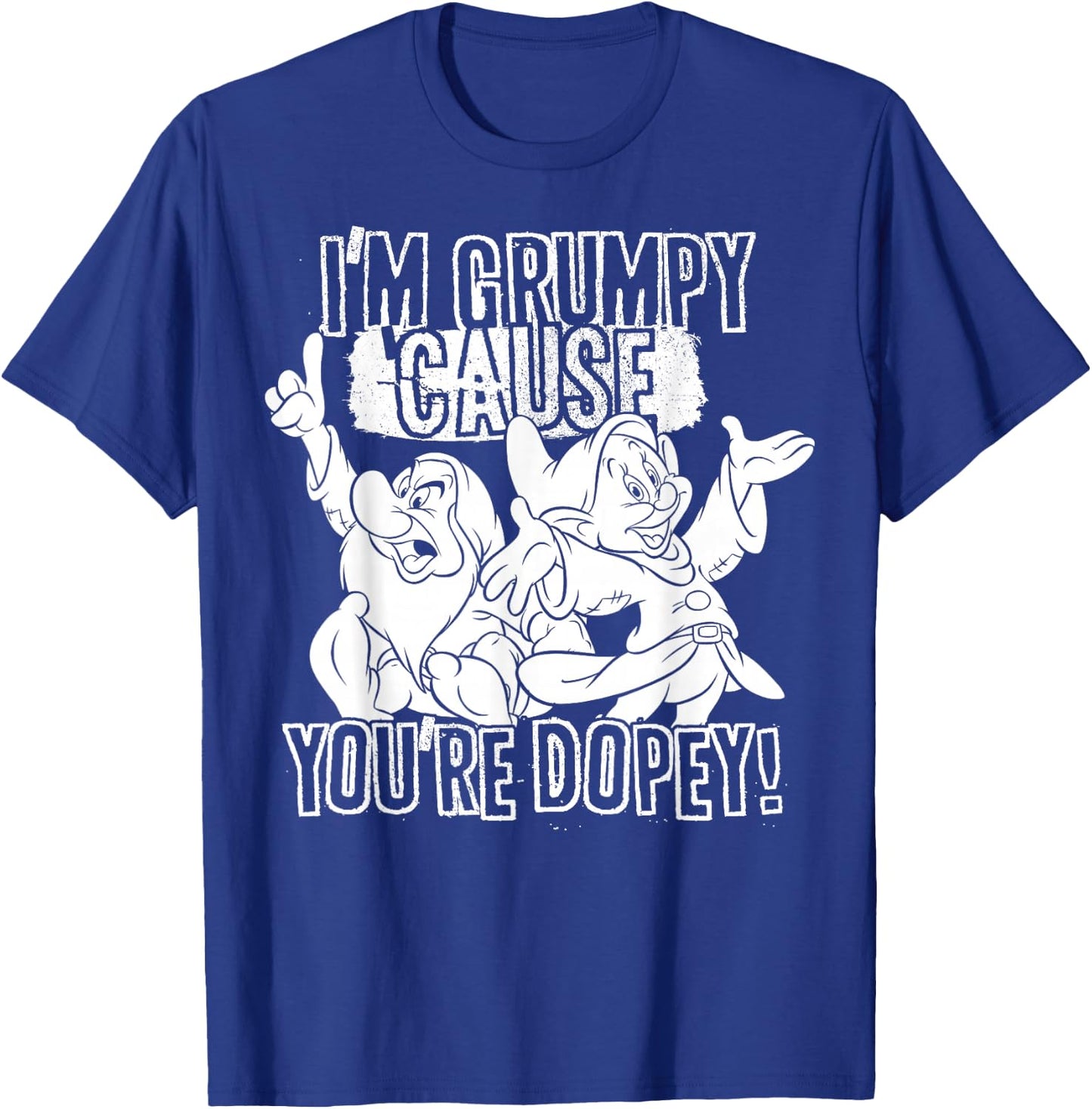 Disney Snow White Grumpy Cause You're Dopey Graphic T-Shirt - T-Shirt | Royal