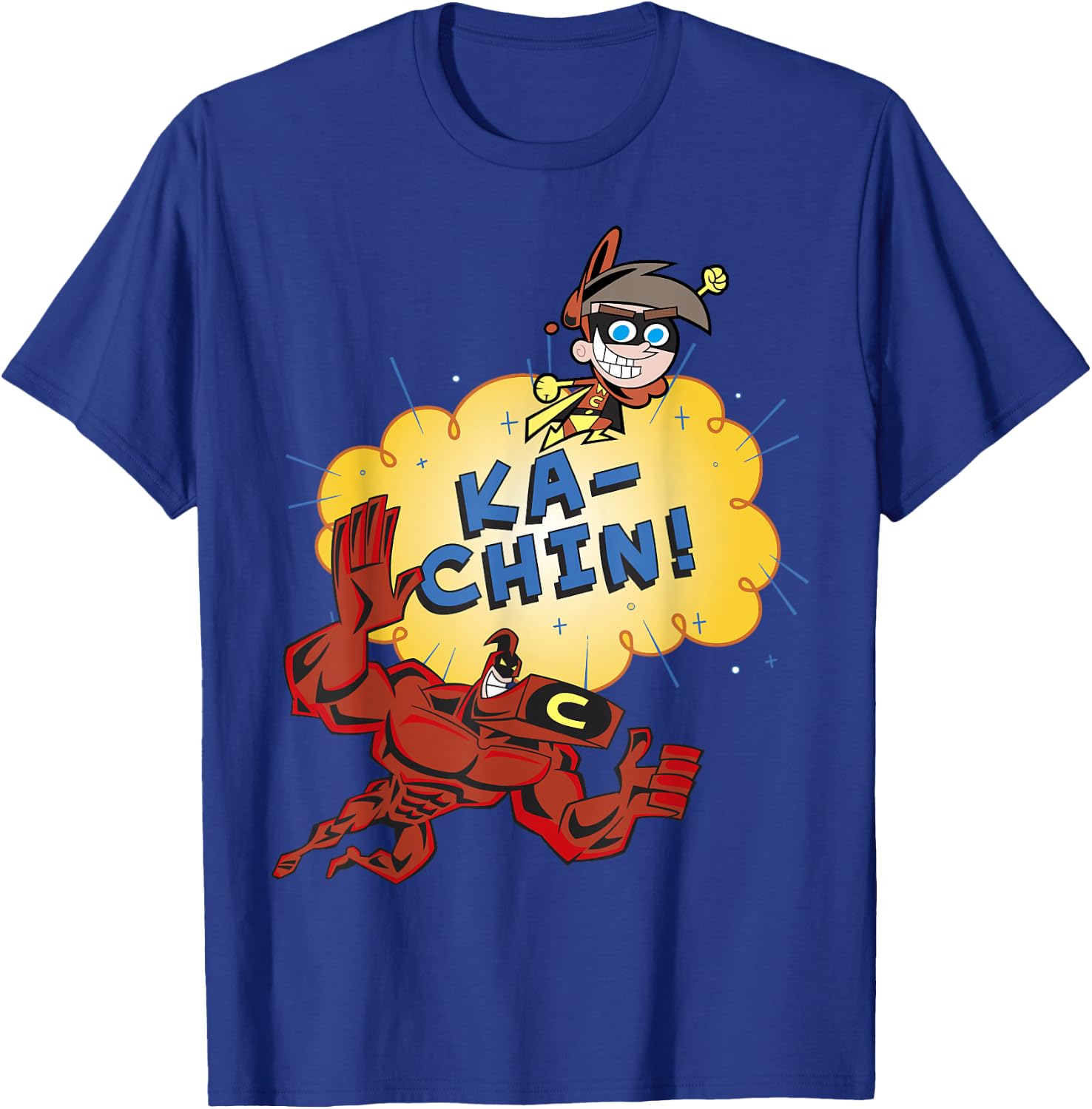 The Fairly OddParents Crimson Chin And Cleft Ka-Chin T-Shirt - T-Shirt | Royal