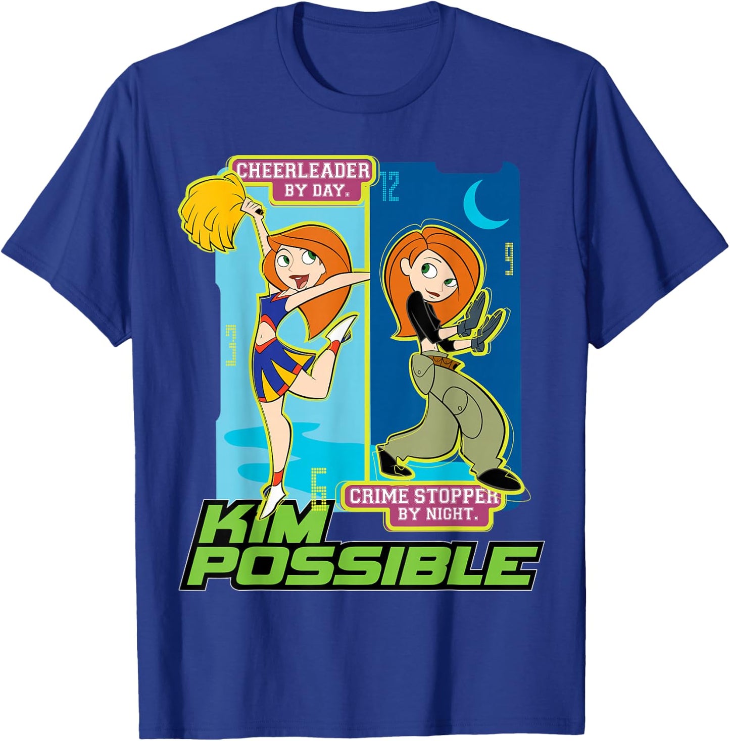 Kim Possible - Cheerleader and Crime Stopper T-Shirt - T-Shirt | Royal