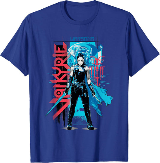 Marvel Thor Ragnarok Valkyrie Warsong Heroine T-Shirt - T-Shirt | Royal