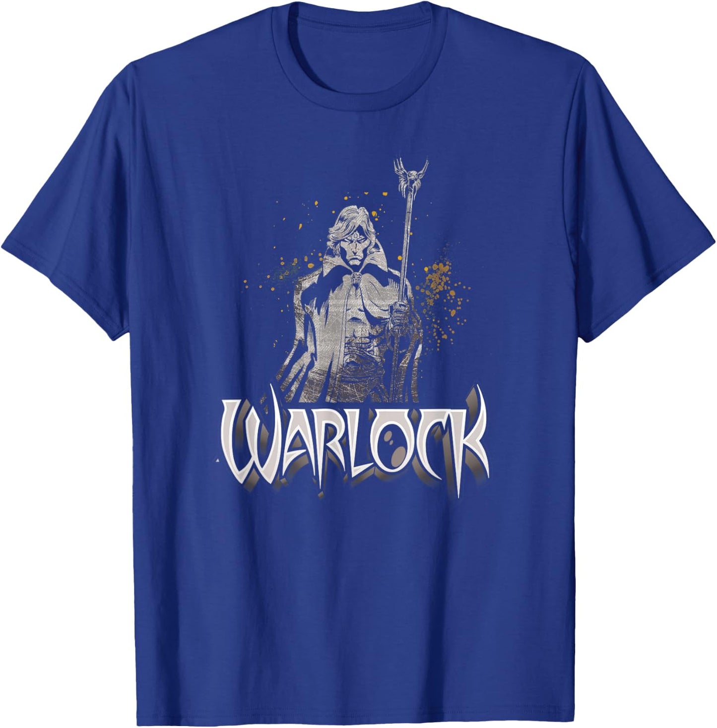 Marvel Warlock Karmic Staff 90s Comic T-Shirt - T-Shirt | Royal