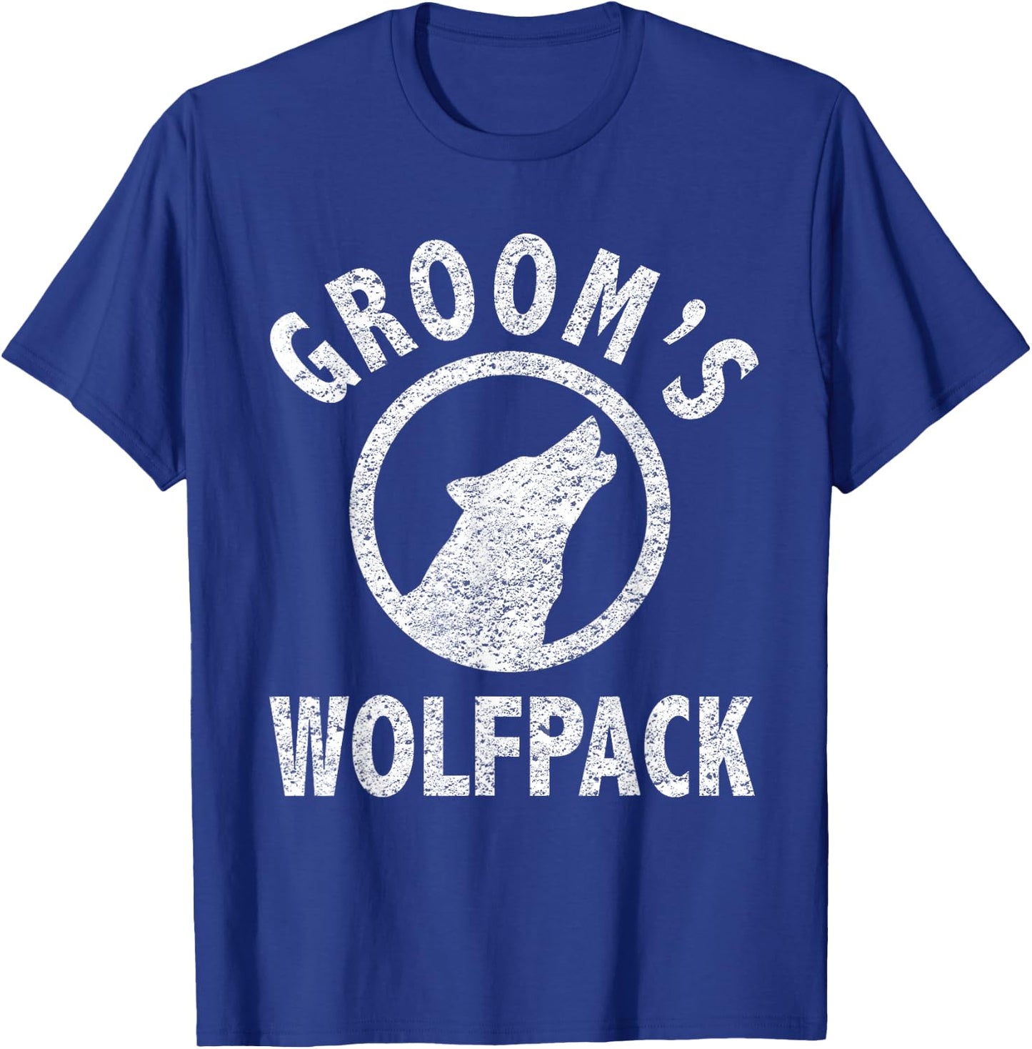 Grooms Wolfpack Shirt | Bachelor Party Group Shirts T-Shirt - T-Shirt | Royal