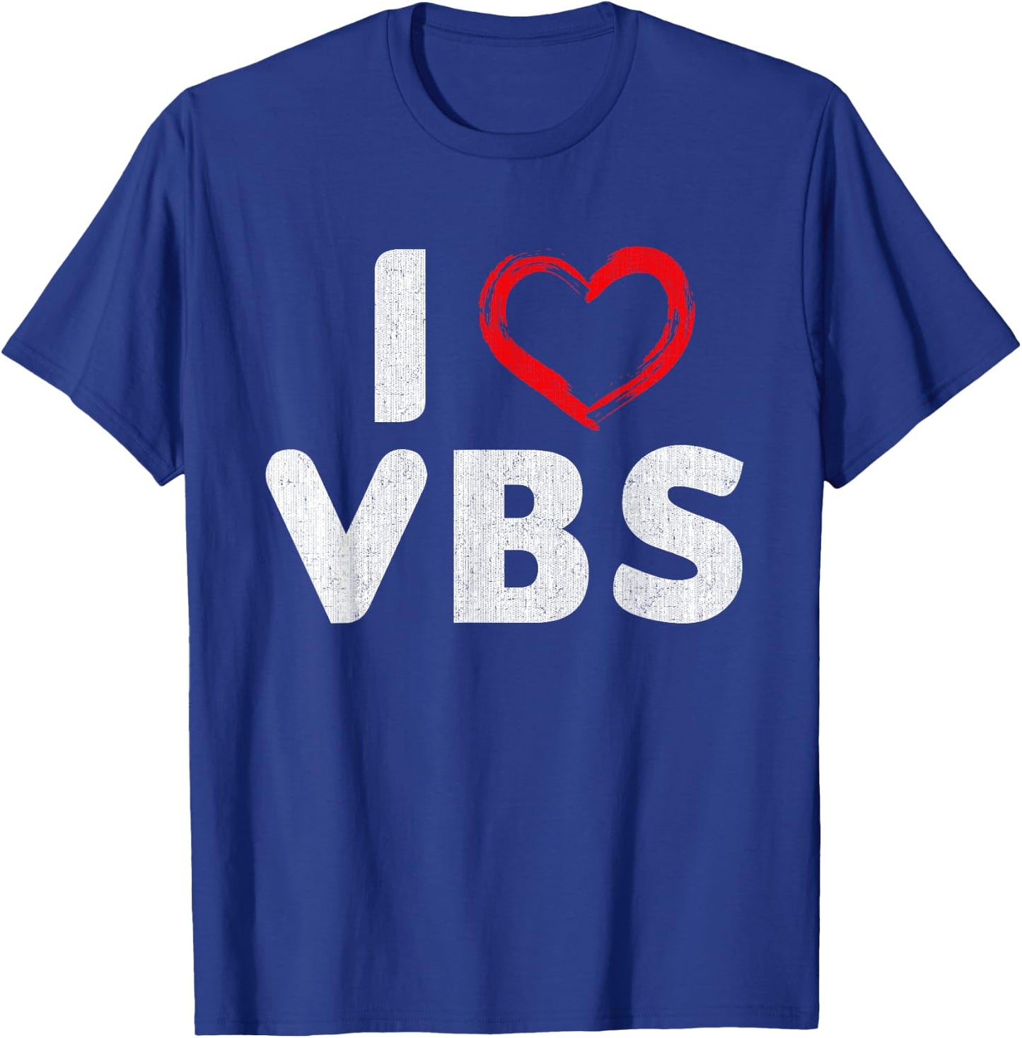 VBS I love Vacation Bible School Christian Church Shirt T-Shirt - T-Shirt | Royal