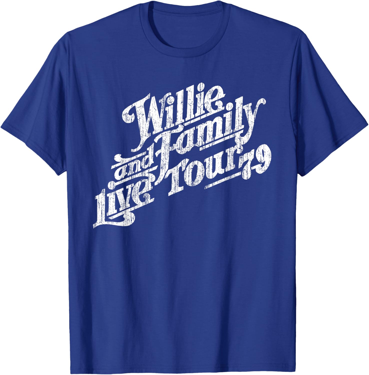 Willie and Family Live Tour 79 T-Shirt - T-Shirt | Royal