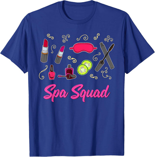 Spa Birthday Shirt - Spa Squad Shirt T-Shirt - T-Shirt | Royal