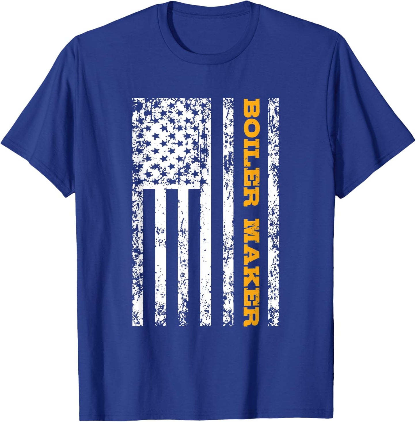 Boiler Maker USA Flag Gift Women Men T-Shirt - T-Shirt | Royal