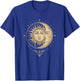 Sun and Moon Vintage Celestial Art Nostalgia Wellness T-Shirt - T-Shirt | Royal