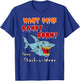 Want Some Candy Corn Teeth Funny Halloween Shark T-Shirt - T-Shirt | Royal