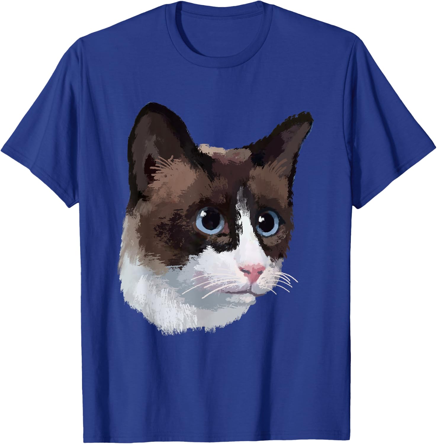 Snowshoe Cat T Shirt Men Women Kids T-Shirt - T-Shirt | Royal