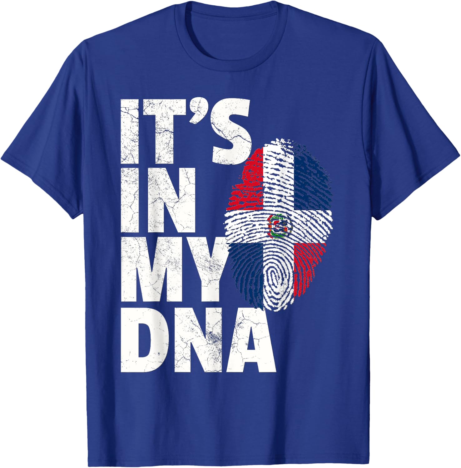 IT'S IN MY DNA Dominican Republic Flag Official Pride Gift T-Shirt - T-Shirt | Royal
