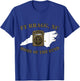 Fort Bragg Military Base-Army Post-Fayetteville, NC design T-Shirt - T-Shirt | Royal