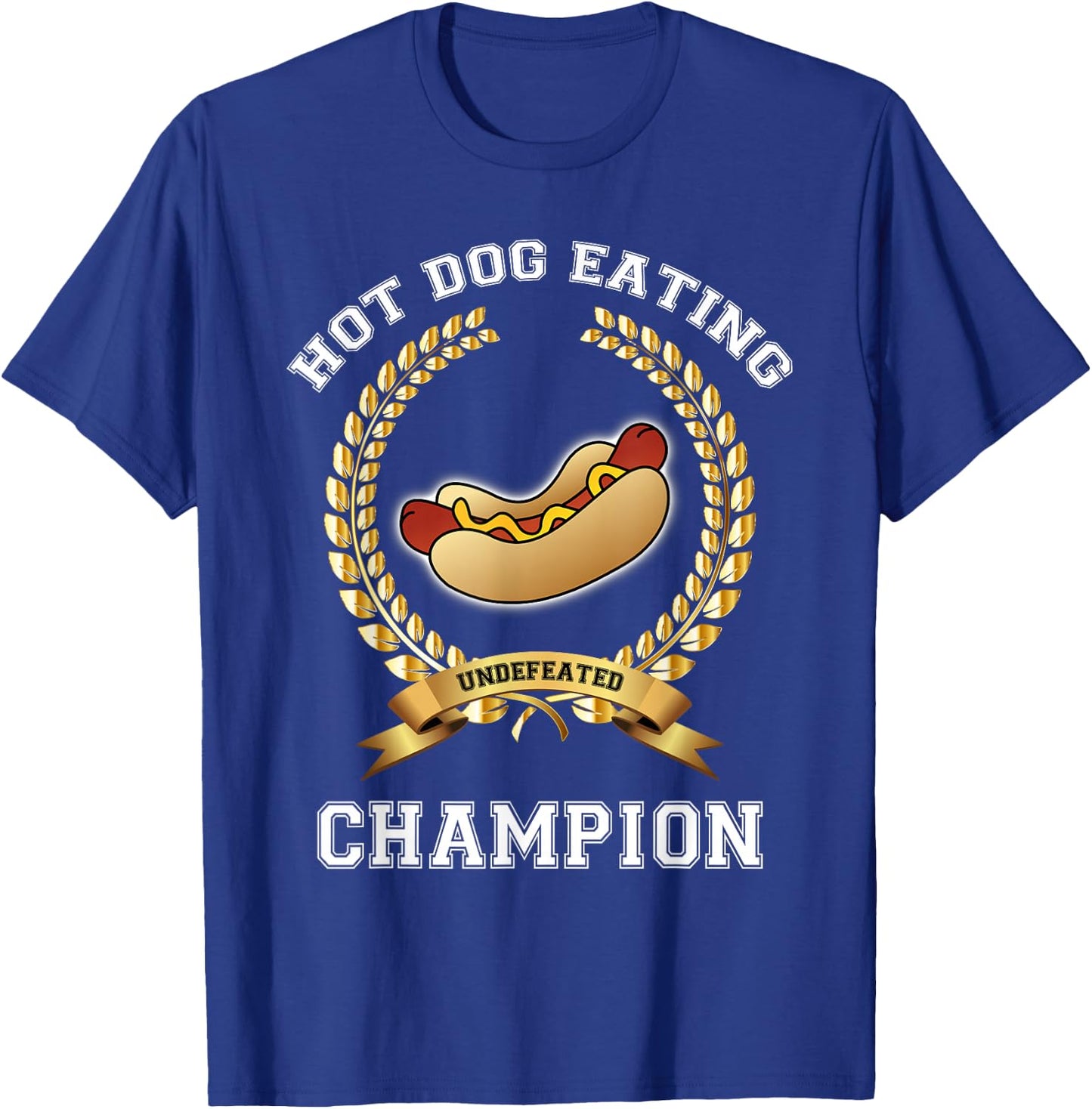 Hotdog Eating Contest Shirt Hot Dog Lover Gift T-Shirt - T-Shirt | Royal