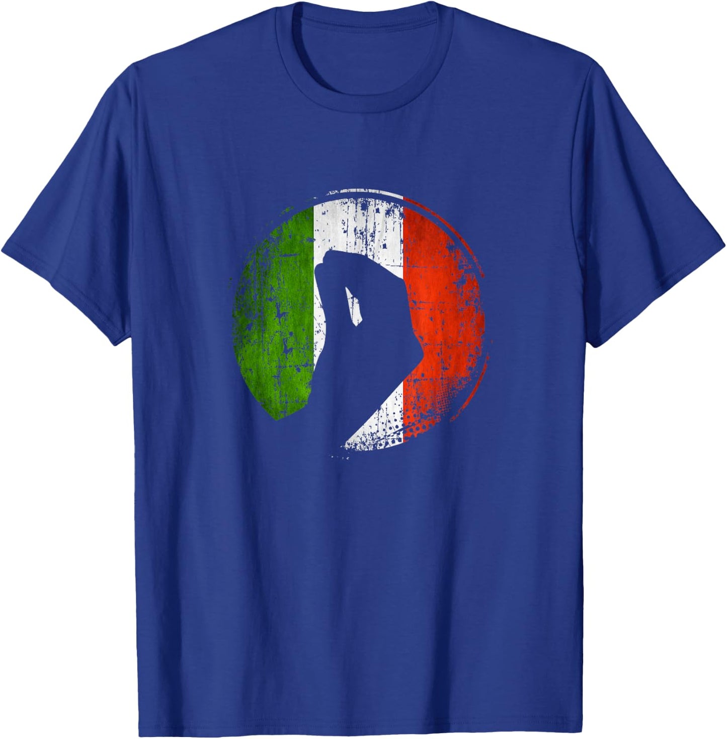 Italian Flag with Pointy Hand Gesture capeesh? Funny Gift T-Shirt - T-Shirt | Royal