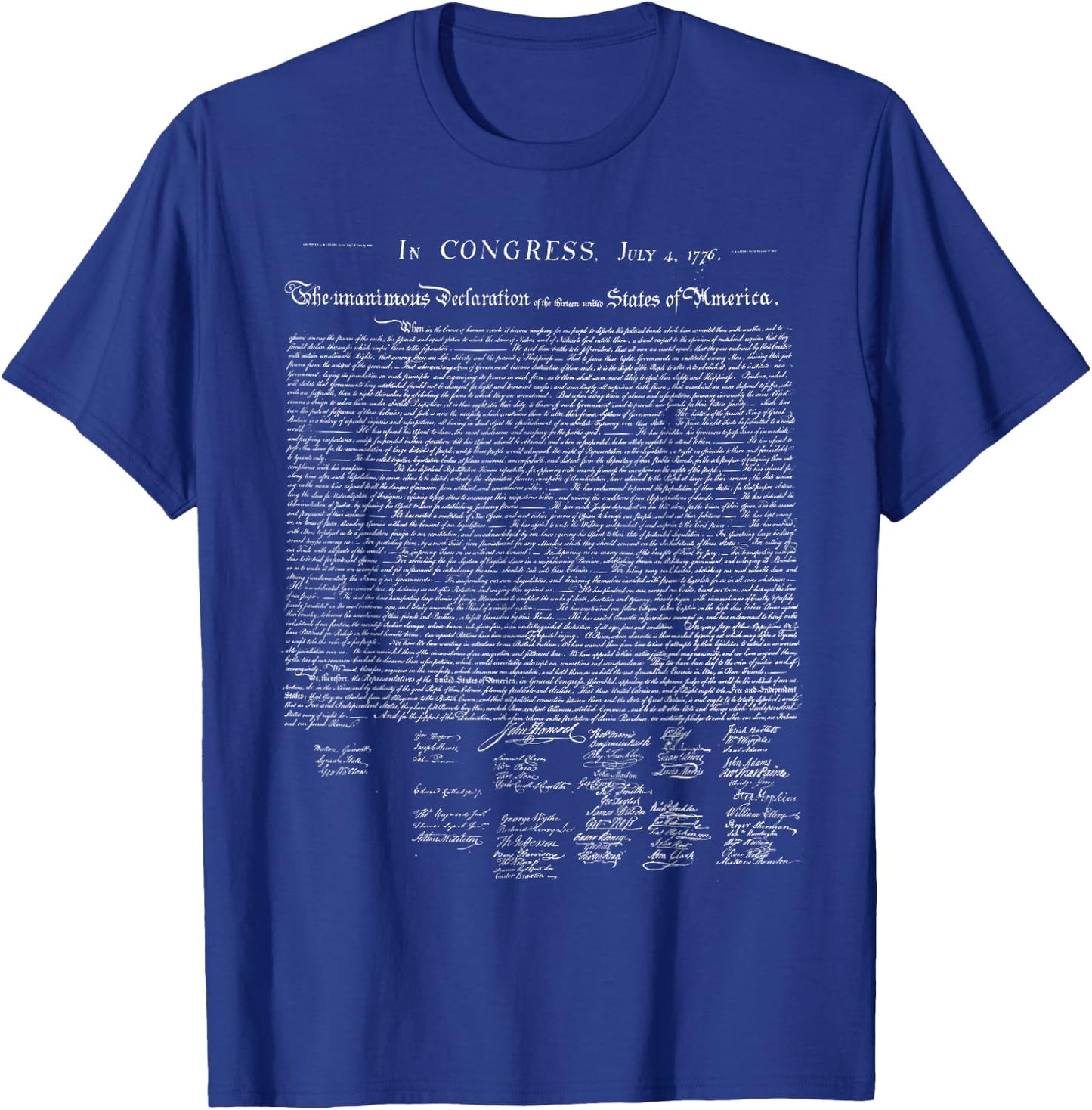 Kids Declaration Of Independence Full Text 6 Olive T-Shirt - T-Shirt | Royal
