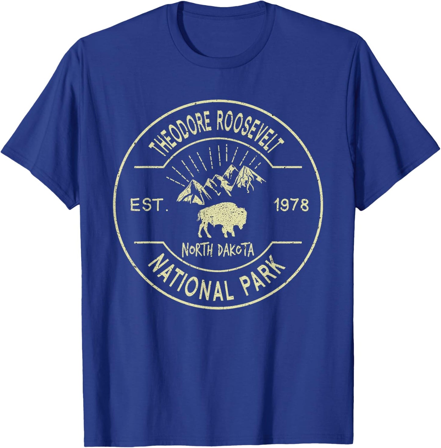 Theodore Roosevelt National Park Shirt North Dakota Hiking T-Shirt - T-Shirt | Royal