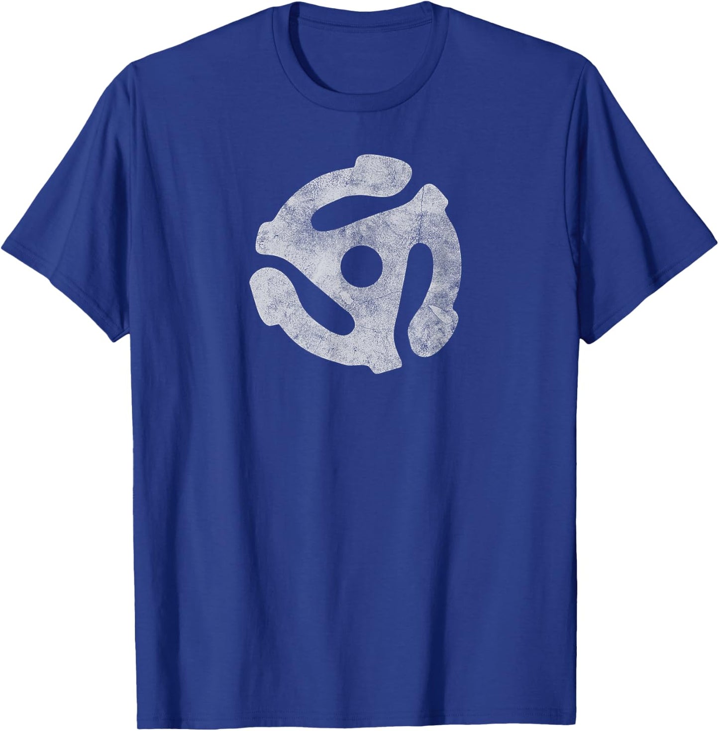 Vintage 45 RPM Adapter T-Shirt - T-Shirt | Royal