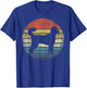 Goldendoodle Lover Owner Gifts Retro Sunset Dog Silhouette Women Kids T-Shirt - T-Shirt | Royal