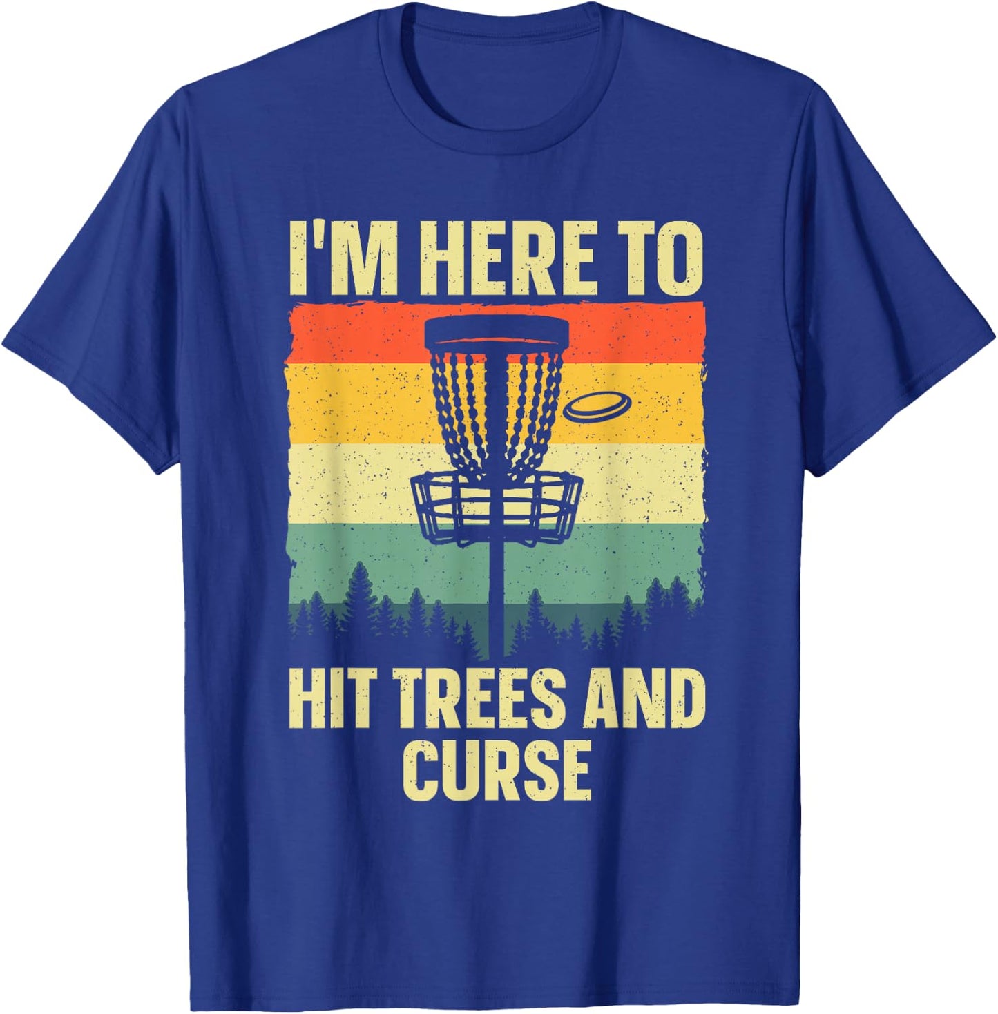 Best Disc Golf Art Women Kids Disc Golfer Disc Golf T-Shirt - T-Shirt | Royal