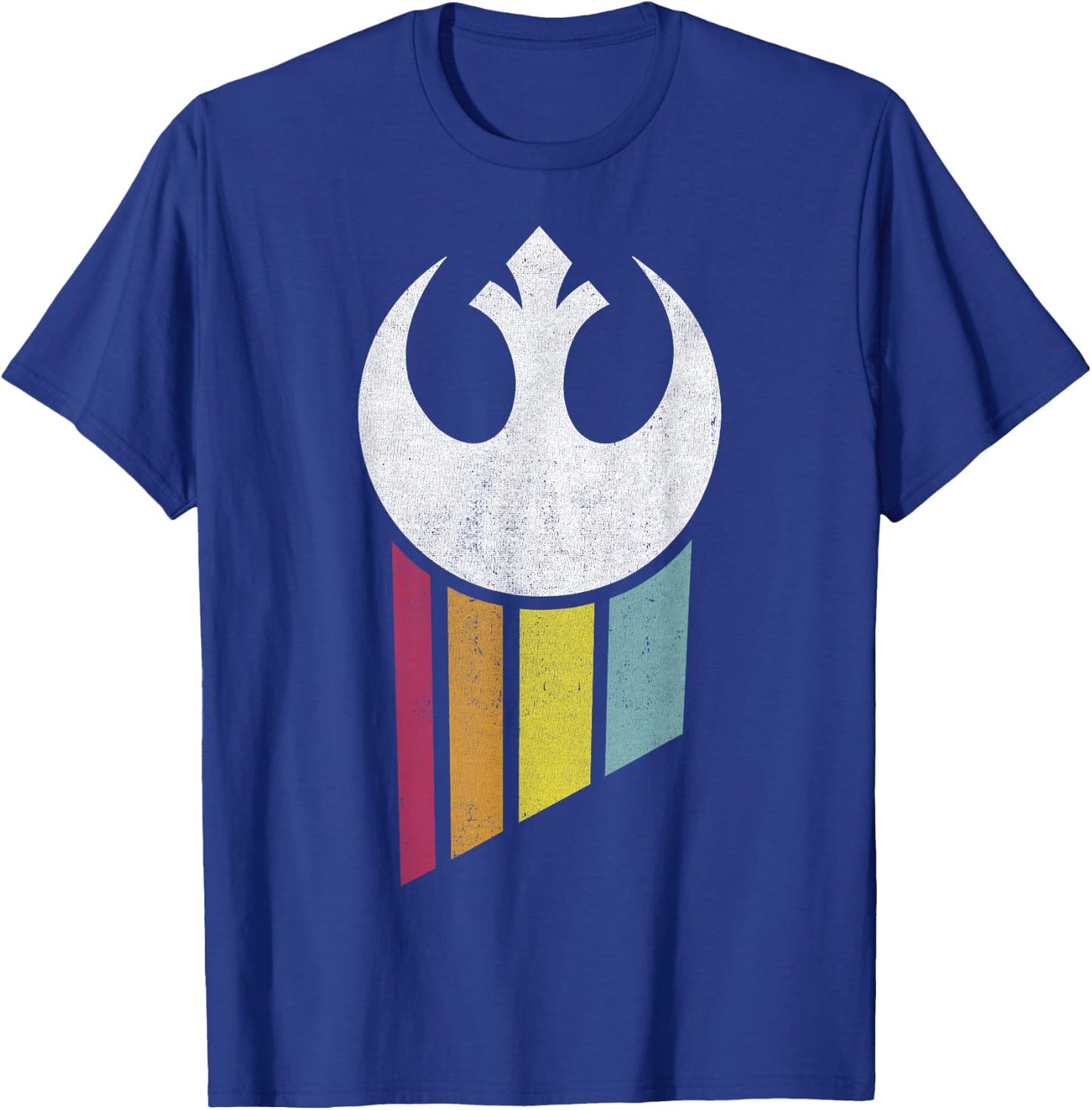 Star Wars Rebel Rainbow Logo Graphic T-Shirt - T-Shirt | Royal