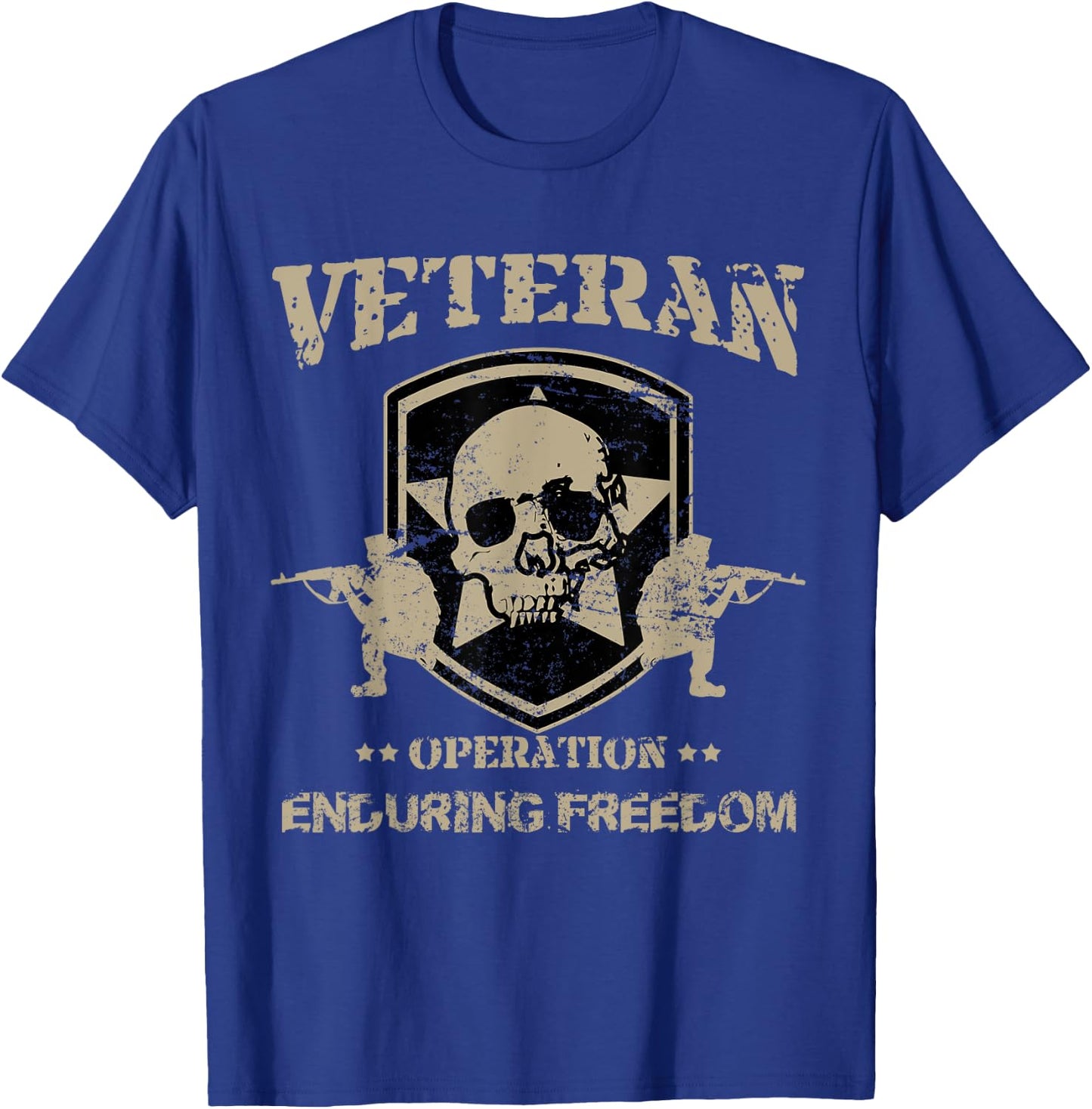 Military Veteran Shirt Operation Enduring Freedom T-Shirt - T-Shirt | Royal
