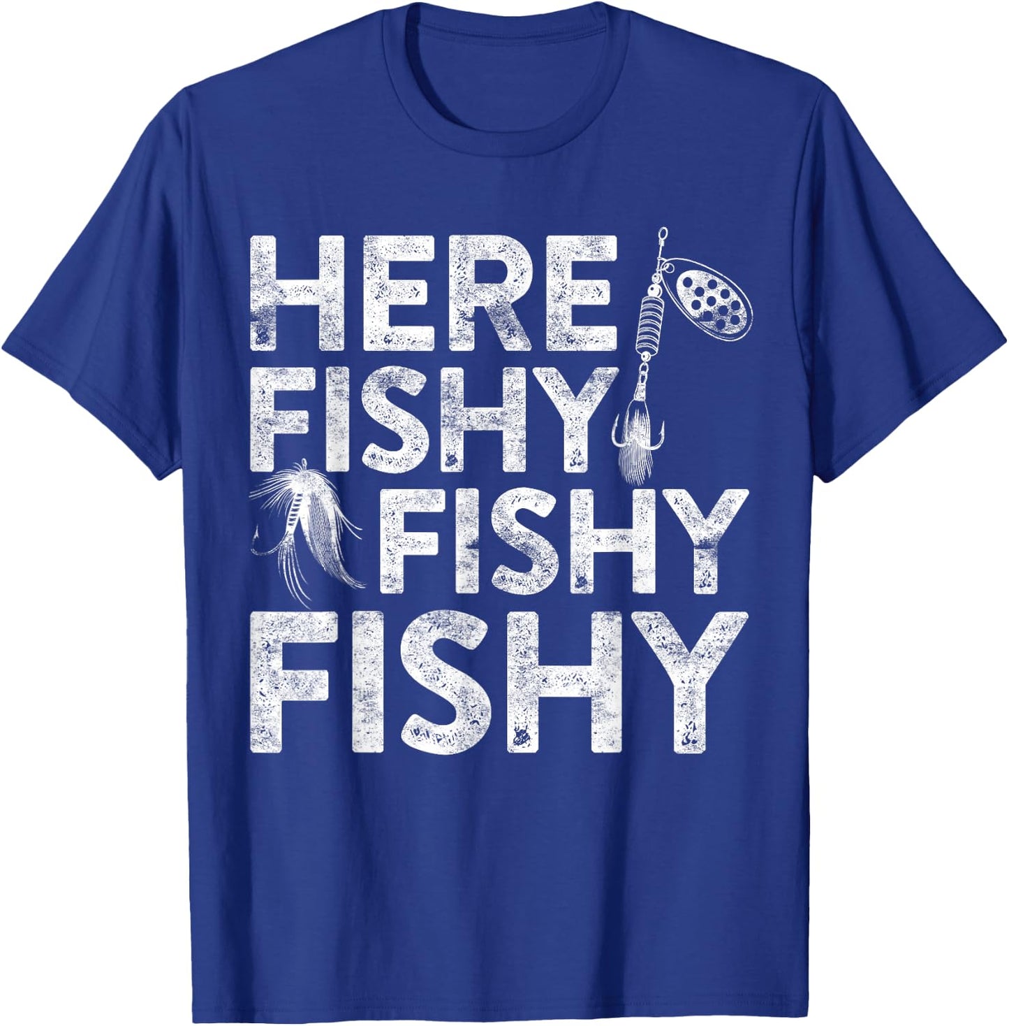 Okana-chan here ! Funny Fisherman T-Shirt - T-Shirt | Royal