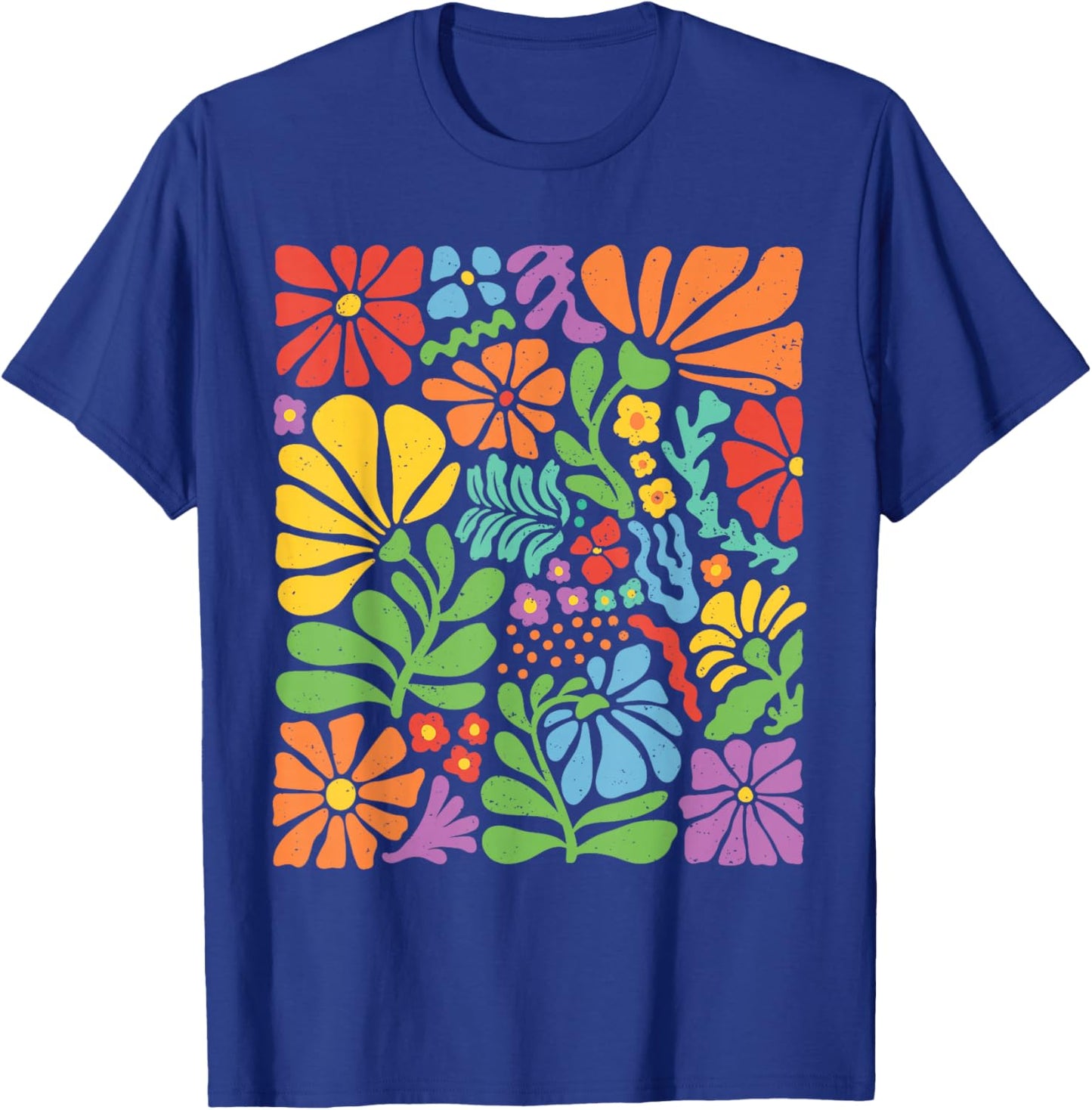 Subtle Wildflowers LGBTQ Month Rainbow Summer Boho Gay Pride T-Shirt - T-Shirt | Royal