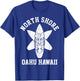 Oahu Hawaii North Shore Surf Beach Surfing Surfer Gift T-Shirt - T-Shirt | Royal