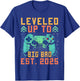 Promoted To Big Bro 2025 Leveled Up To Big Brother Est 2025 T-Shirt - T-Shirt | Royal
