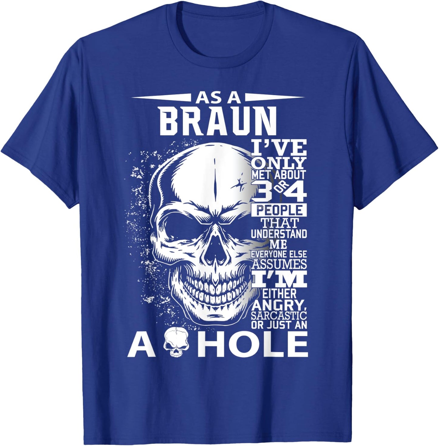 BRAUN Definition Personalized custom name loving kind T-Shirt - T-Shirt | Royal