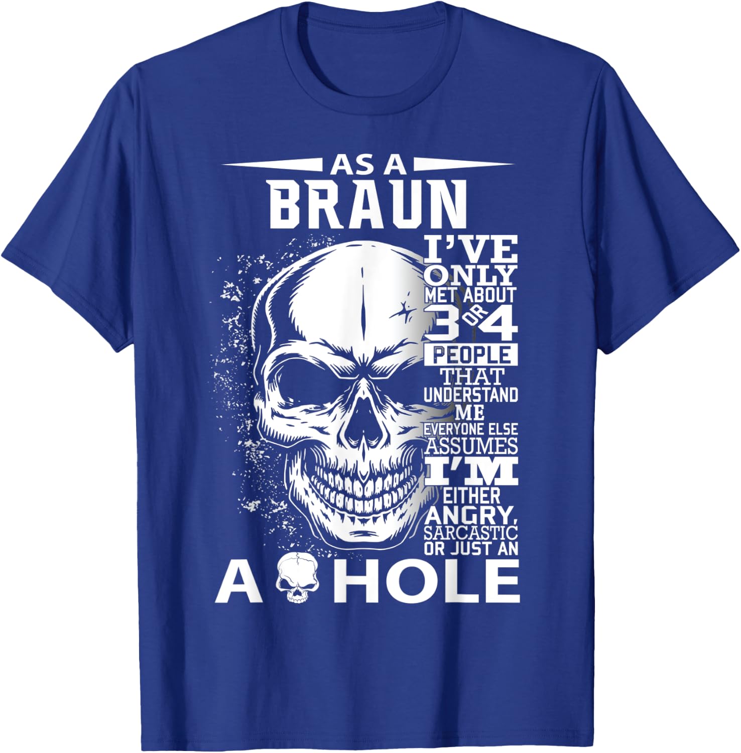 BRAUN Definition Personalized custom name loving kind T-Shirt - T-Shirt | Royal