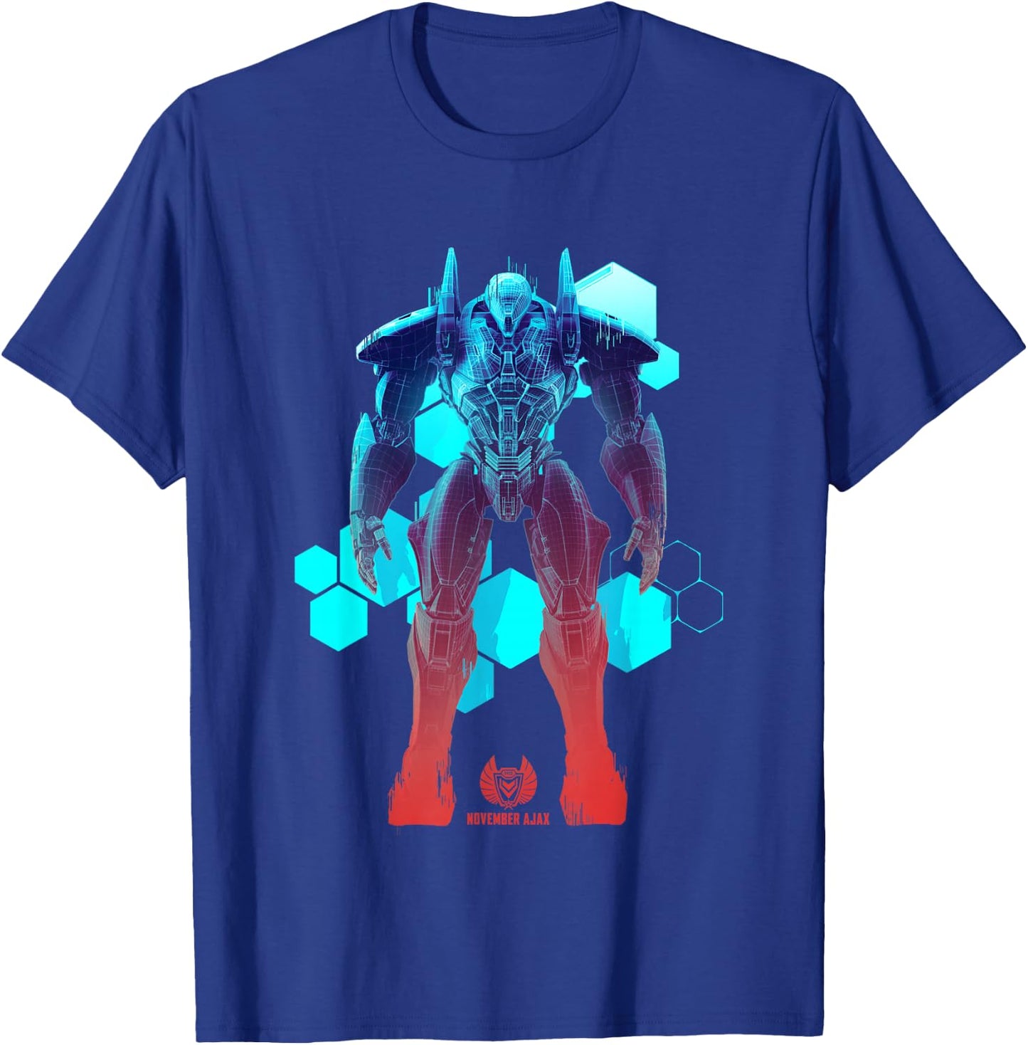 November Ajax Blueprint T-Shirt - T-Shirt | Royal